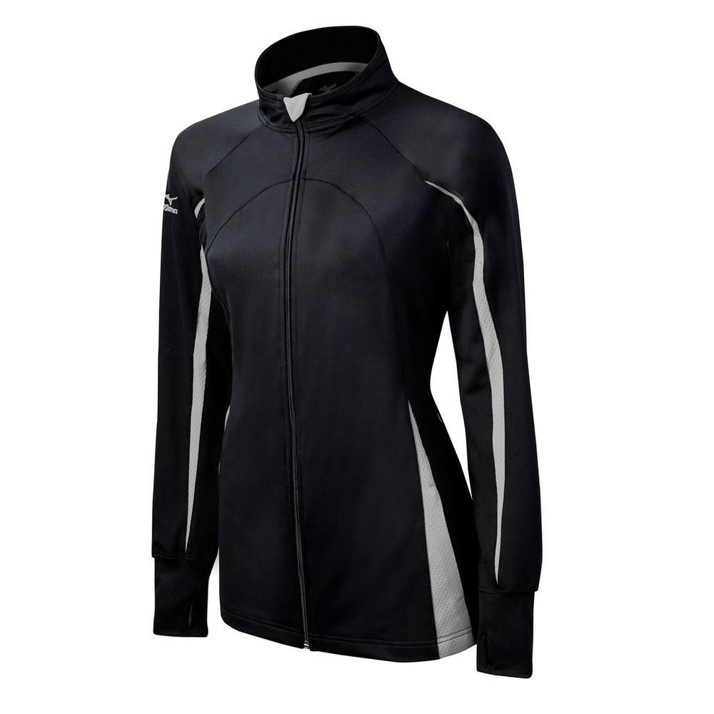 Chaqueta Mizuno Elite 9 Focus Full-Zip Mujer Negras/Gris España YOFR-07349